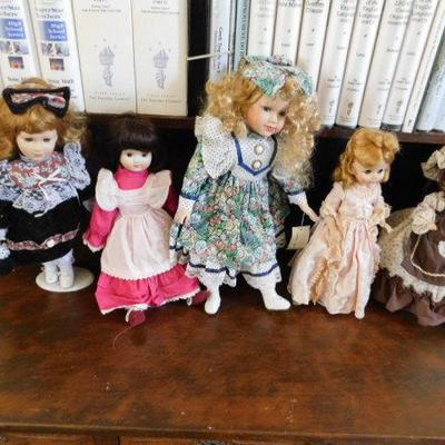 Group of 5 Collector Dolls without the Boxes from Various Makers