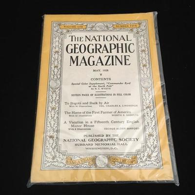 Lot 56 - Vintage Enamel, Rattles, and NG Magazine 
