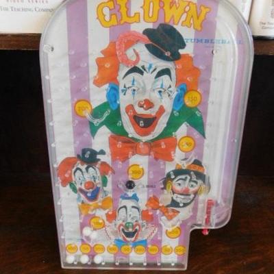 Vintage Clown Tumble Ball GAme by Wolverine Toy, USA