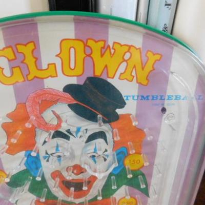 Vintage Clown Tumble Ball GAme by Wolverine Toy, USA