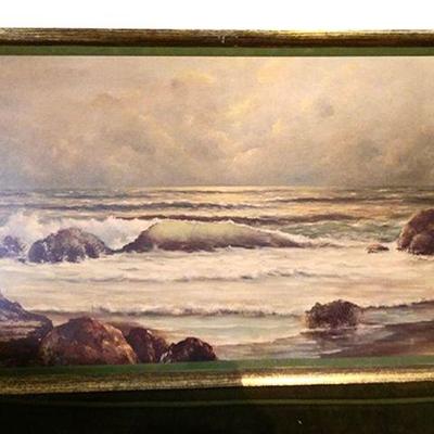 12 - Large living room seascape picture