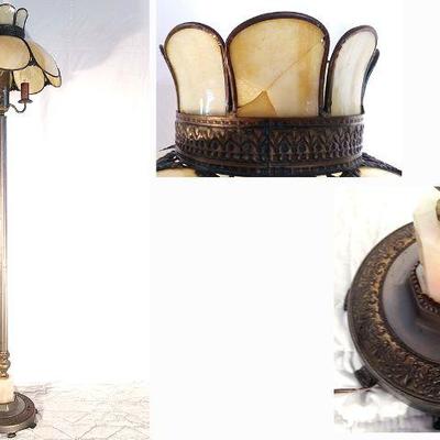 41 - Decore Marble base floor lamp