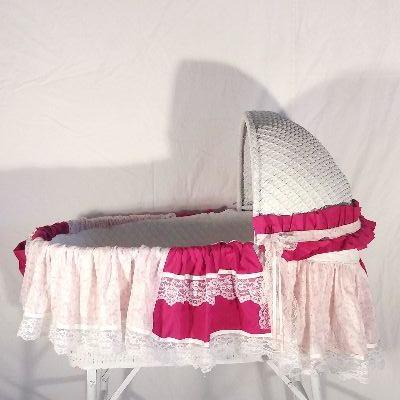 55 - Wicker Baby bassinette