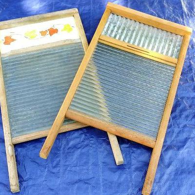 104 - Glass top wash boards