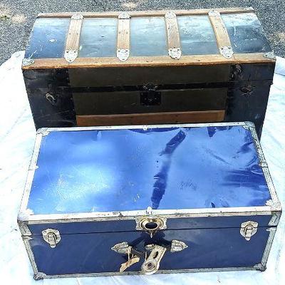 105 - Large Travel Trunks