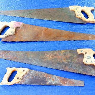 110 - 4 hand saws