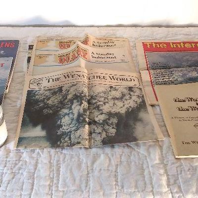 145 - Mount St. Helens Ash and News releases from 1980 