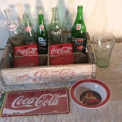 154 - Pepsi and Coca-Cola soda items