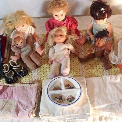 161 - Doll group includes Horseman Dolls etc.