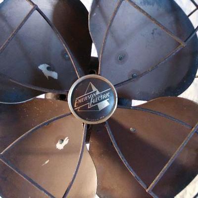 168 - Vintage Cast iron Emerson Electric Fan company St. Louis Mo.