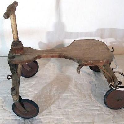171 - Vintage Handmade Toy cart 