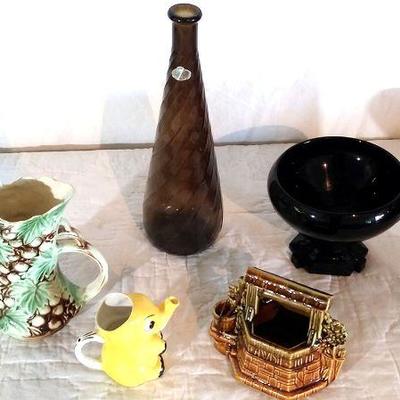 176 - Misc. McCoy planter, vases and more