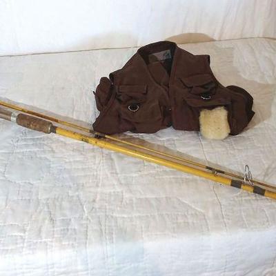 177 - Wright & McGill NW Special fishing reel 8 1/2â€™ mini Ferrules