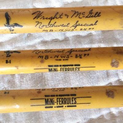 177 - Wright & McGill NW Special fishing reel 8 1/2â€™ mini Ferrules