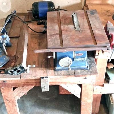 198 - Craftsman table saw plus Craftsman Planer
