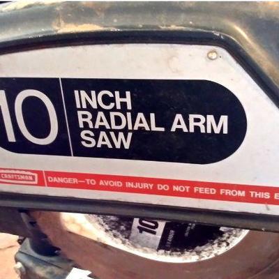 199 - 10â€ radial arm saw Craftsman, 16" direct drive Scroll saw