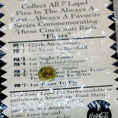 1993 Cincinnati REDS Baseball PIN Collection by Coca Cola - Factory Sealed