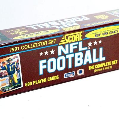 1991 SCORE NFL FOOTBALL CARDS COLLECTOR SET FACTORY SEALED BOX