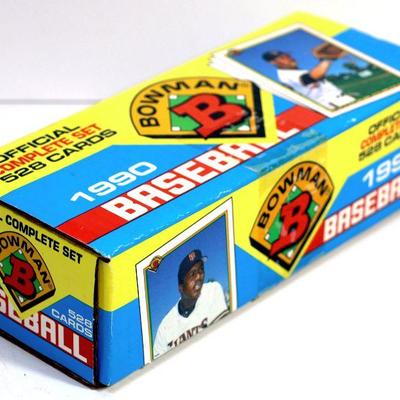 1990 BOWMAN BASEBALL CARDS OFFICIAL COMPLETE SET FACTORY SEALED BOX