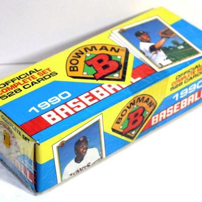 1990 BOWMAN BASEBALL CARDS OFFICIAL COMPLETE SET FACTORY SEALED BOX