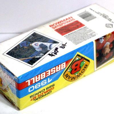 1990 BOWMAN BASEBALL CARDS OFFICIAL COMPLETE SET FACTORY SEALED BOX