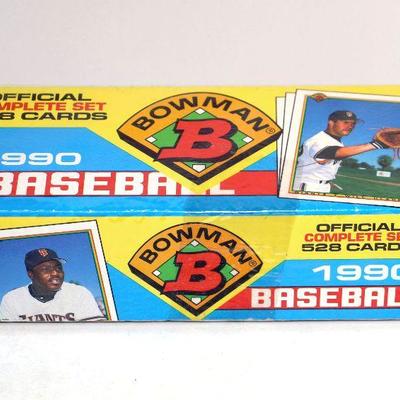 1990 BOWMAN BASEBALL CARDS OFFICIAL COMPLETE SET FACTORY SEALED BOX
