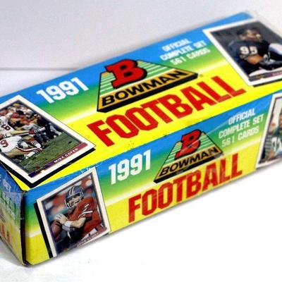 1991 BOWMAN FOOTBALL CARDS OFFICIAL COMPLETE SET FACTORY SEALED BOX