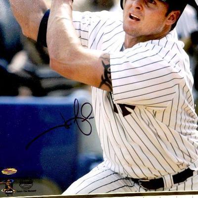 JASON GIAMBI Autographed Photograph in Frame with Steiner COA - D-047