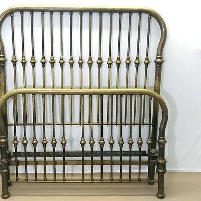 306 - Brass Bed frame 