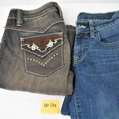 4 pairs of Women's Jeans Size 00/24 & 0/25