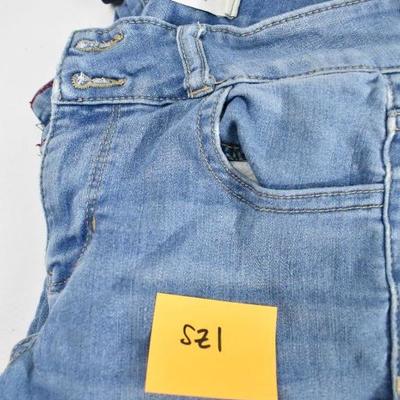 4 Pair Women's Jeans: Hollister Sz 00, Rue 21 Sz 0, Cello Size 1, Aero Size 1/2