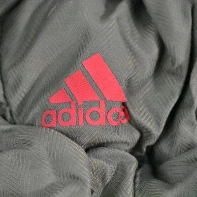 Adidas Winter Coat: Green/Red/Gray, Women's Small