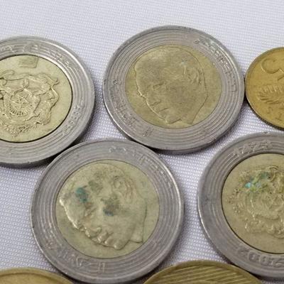 13 Foreign Coins: Mostly Moroccan Dirham