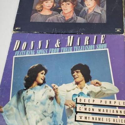 4 Records Osmonds/Donny & Marie LPs