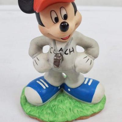 Disney Lot, Winnie the Pooh & Mickey Mouse Statues & Pictures