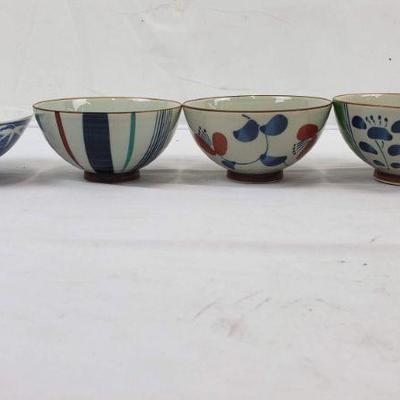 4 Japanese/Asian Bowls