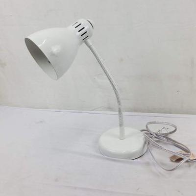 White Adjustable Desk Lamp