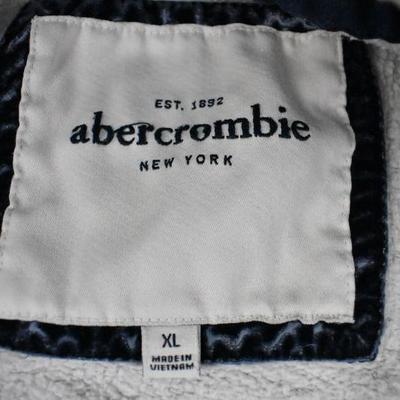 3 Gray Sweatshirt Hoodies: Reflex Size S, GAP Size S, Abercrombie Kids Size XL