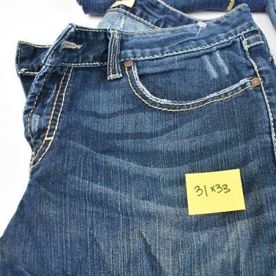 6 Pairs of Women's Jeans: LA Idol, lei, Rue 21, BKE, Calvin Klein, Kut Kloth