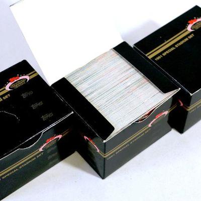 1991 TOPPS SPECIAL STADIUM SET - Factory NEW Lot of 3 Sets 3x 200 Cards Manny Ramirez rookie
