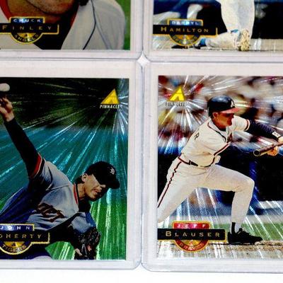 1994 PINNACLE BASEBALL CARDS SET - Doherty Finley Blauser Hamilton - Set of 4 - EX/MINT