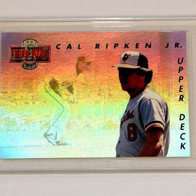 1993 Upper Deck CAL RIPKEN JR #TN4 THEN & NOW INSERT Baltimore Orioles HOLOGRAM CARD