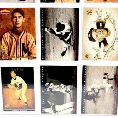 WILLIE MAYS Ted Williams Tony Kubek NOLAN RYAN Carl Yastrzemski BASEBALL CARDS SET - MINT