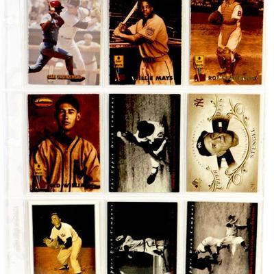 WILLIE MAYS Ted Williams Tony Kubek NOLAN RYAN Carl Yastrzemski BASEBALL CARDS SET - MINT