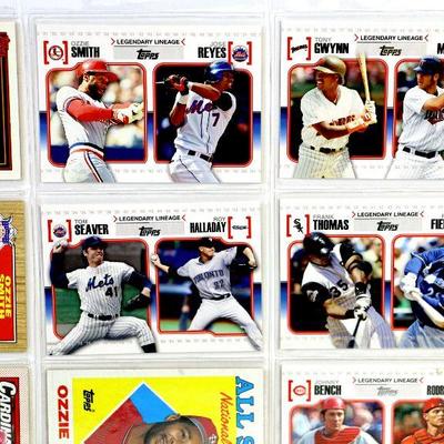 OZZIE SMITH Tony Gwynn Frank Thomas TOM SEAVER BASEBALL CARDS SET - 9 CARDS - MINT