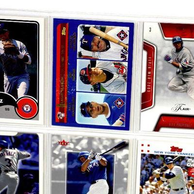 ALEX RODRIGUEZ BASEBALL CARDS SET OF 9 - MINT