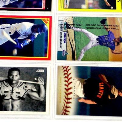 Randy Johnson BO JACKSON BASEBALL CARDS SET OF 9 - EX/MINT
