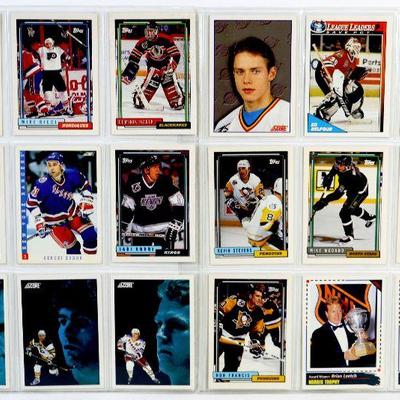 HOCKEY CARDS NHL TOPPS and SCORE CARDS SET OF 18 - EX/MINT