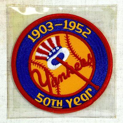 1952 NEW YORK YANKEES BASEBALL TEAM PATCH - Cooperstown Collection by Willabee & Ward