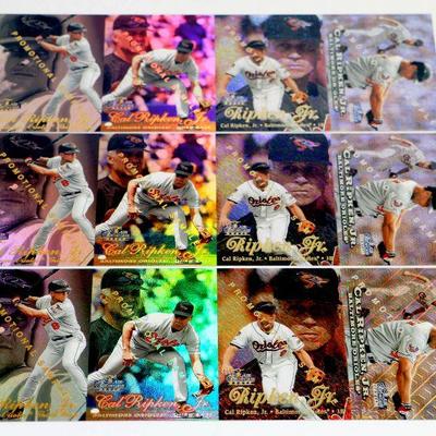 CAL RIPKEN JR. UNCUT BASEBALL CARDS FLAIR SHOWCASE EDITION 1998 FLEER PROMO CARDS